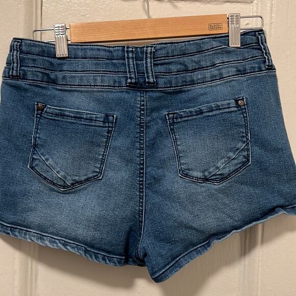 Blue Spice Women's Junior Blue Denim Jean Shorts Size 11 - Picture 5 of 8